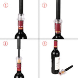 Air Pump Wine Bottle Opener with air pressure valve