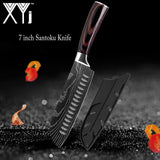 Japanese Kitchen Knives Laser Damascus Santoku