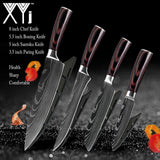 Japanese Kitchen Knives Laser Damascus Santoku