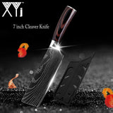 Japanese Kitchen Knives Laser Damascus Santoku