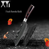 Japanese Kitchen Knives Laser Damascus Santoku